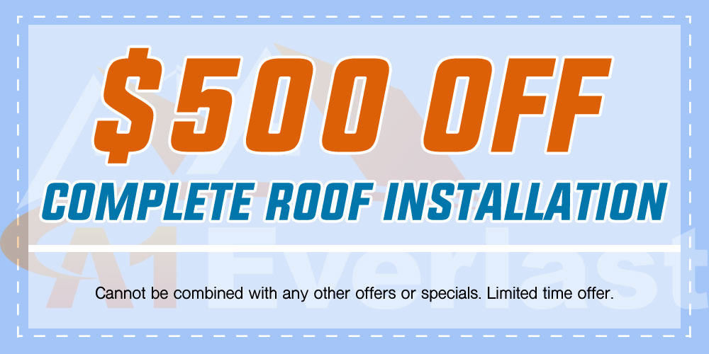 $500 Off Complete Roof Install