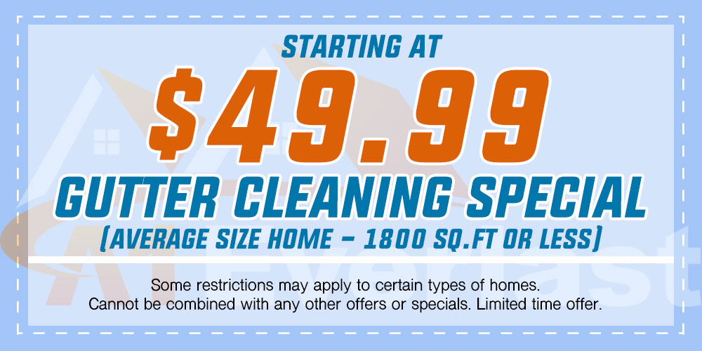 $49.99 Gutter Cleaning Special