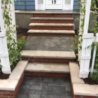 steps and walkway installation